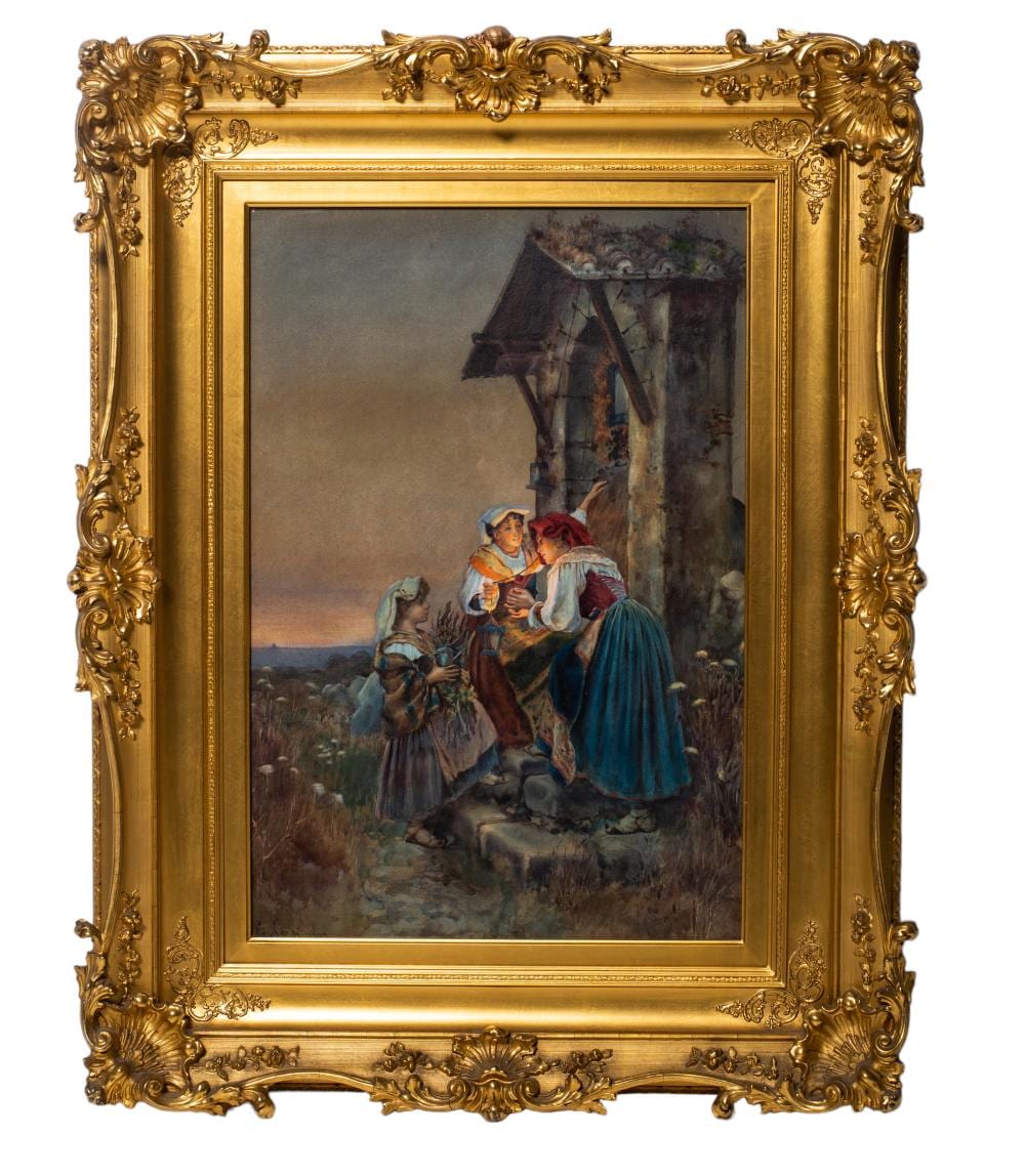 Enrico Nardi comparable auction result: enrico nardi 1864 1947 watercolor italy