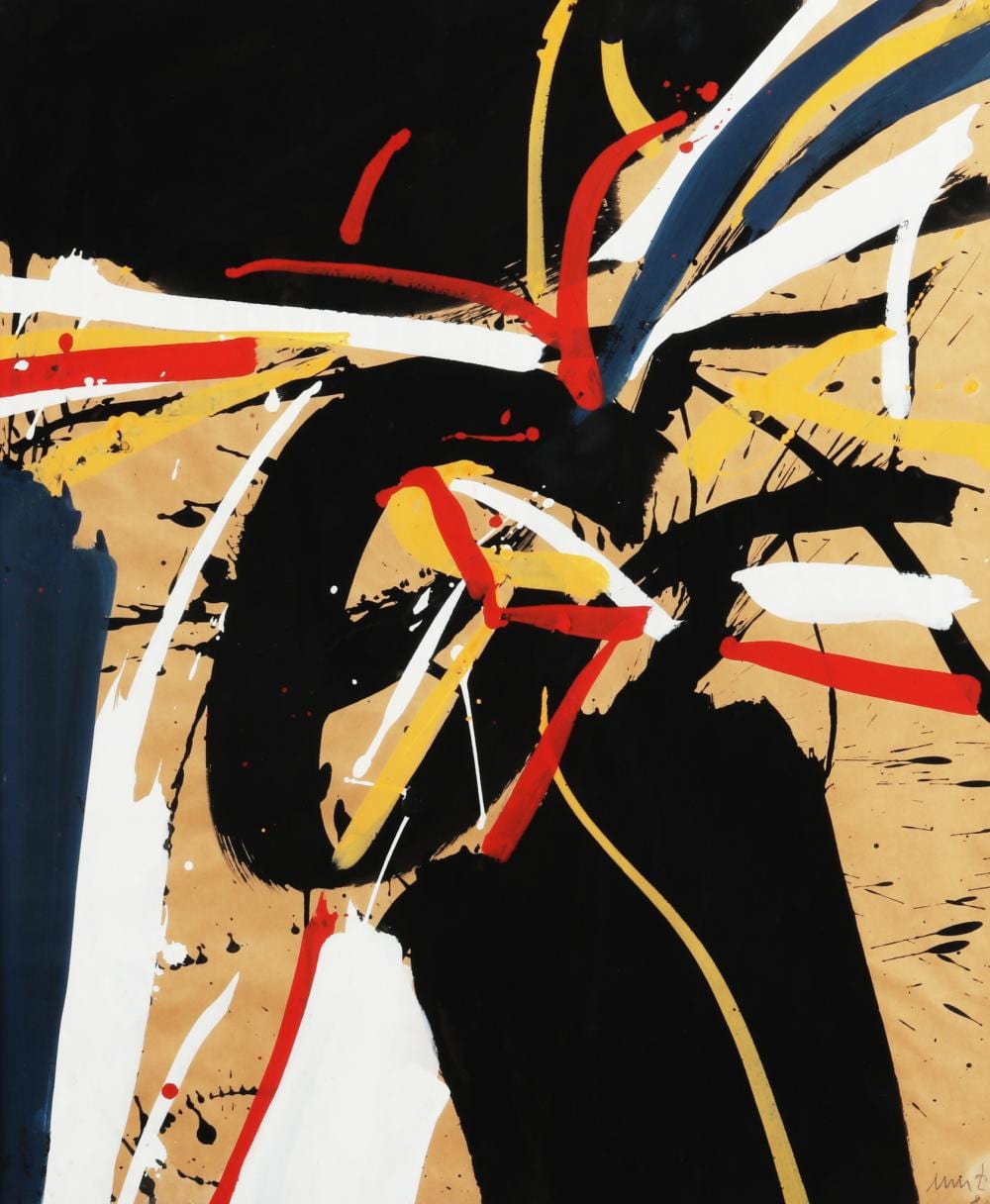 Edo Murtic comparable auction result: edo murtic croatian 1921 2005 untitled 1980 acrylic on paper 24 x 20in 61 x 51cm