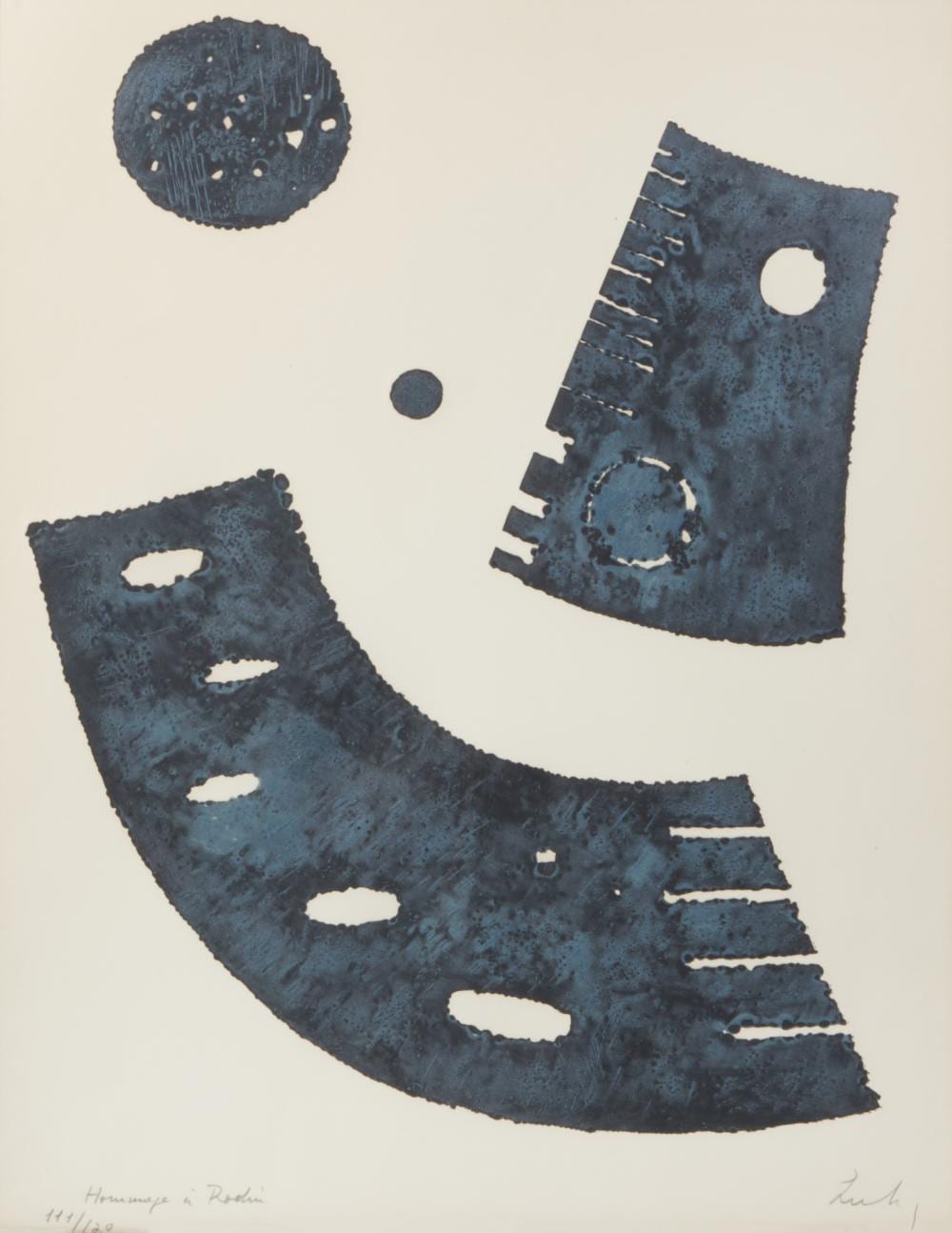 berto lardera italian 1911 1989 hommage a rodin etching with aquatint and carborundum on wove paper 30 x 22in 76 2 x 55 88cm · Andrew Jones Auctions · 2023-09-13 Berto Lardera comparable auction result: berto lardera italian 1911 1989 hommage a rodin etching with aquatint and carborundum on wove paper 30 x 22in 76 2 x 55 88cm