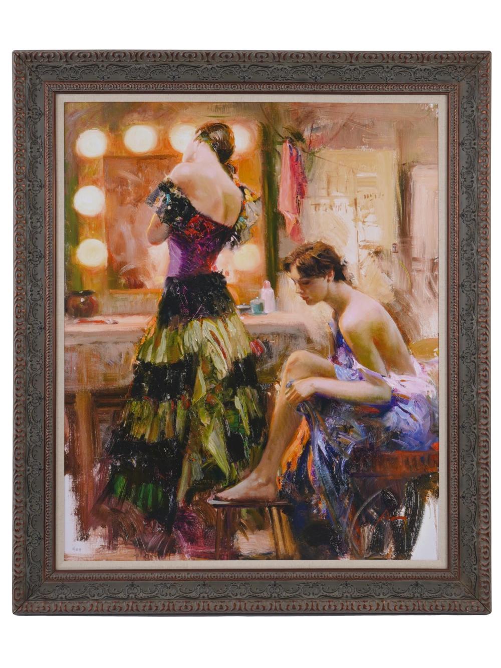 LTD ITALIAN GICLEE PRINT ON CANVAS BY GIUSEPPE PINO sold by Antique Arena Inc, lot 17 — auction record photograph