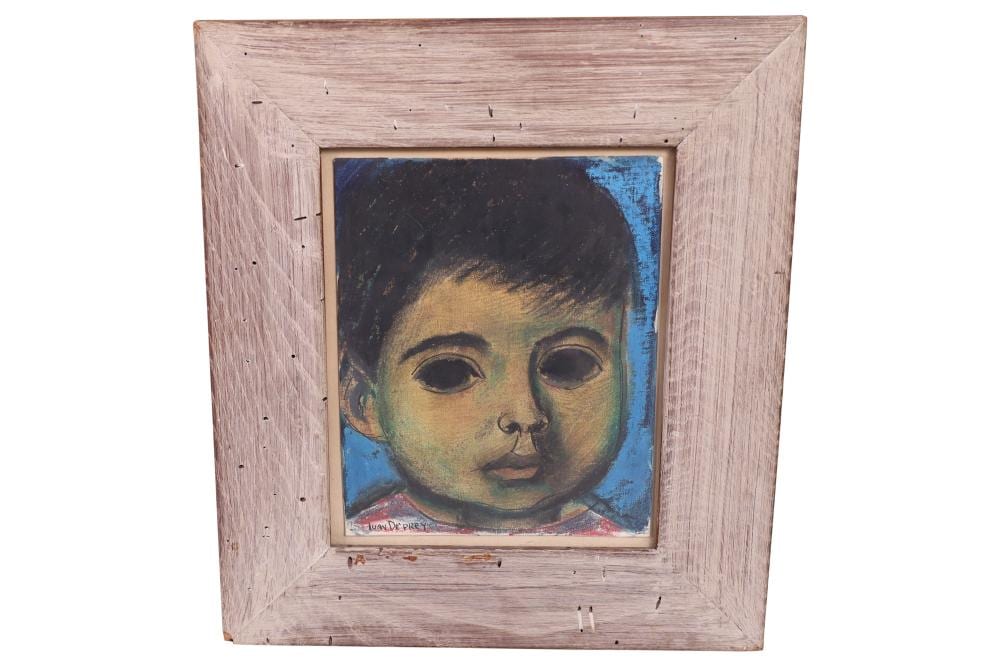 juan deprey young boy oil portrait · Regency Auction House · 2023-09-12 Juan DePrey comparable auction result: juan deprey young boy oil portrait