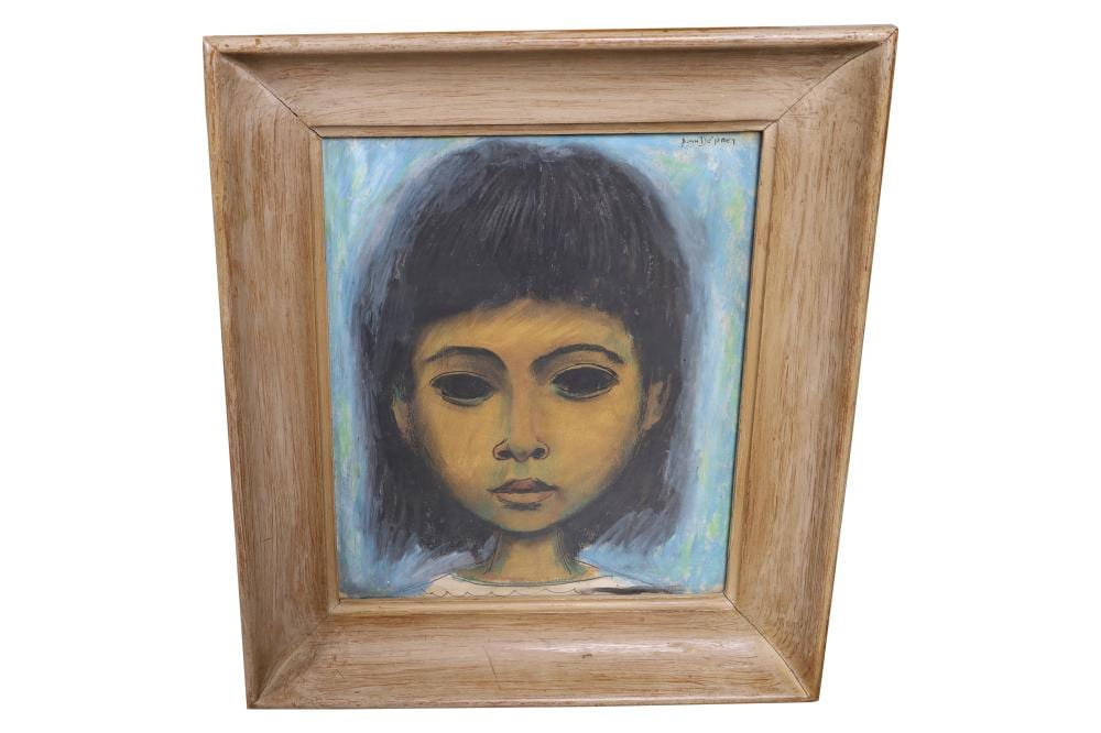 juan deprey young girl oil portrait · Regency Auction House · 2023-09-12 Juan DePrey comparable auction result: juan deprey young girl oil portrait