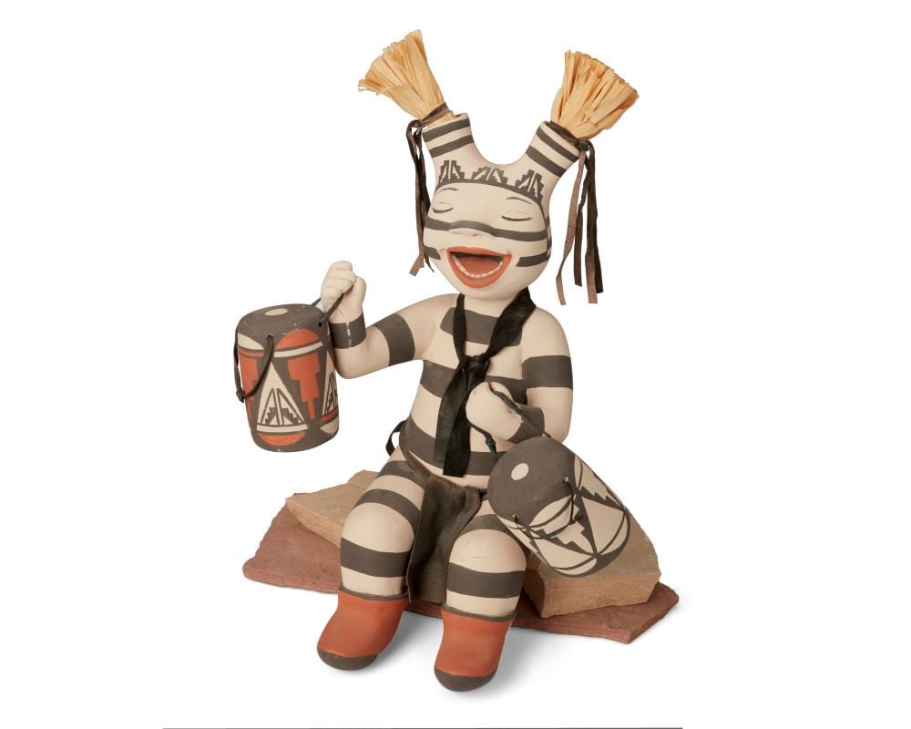 Kathleen Wall comparable auction result: kathleen wall b 20th century jemez pueblo