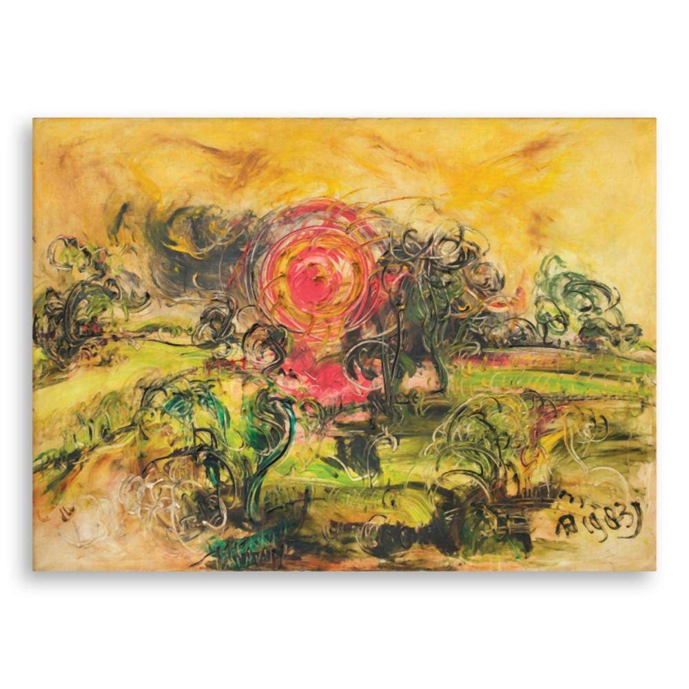 Affandi (1907 - 1990) - Menyongsong Hari Yang Cerah (Sunny Day) comparable sale