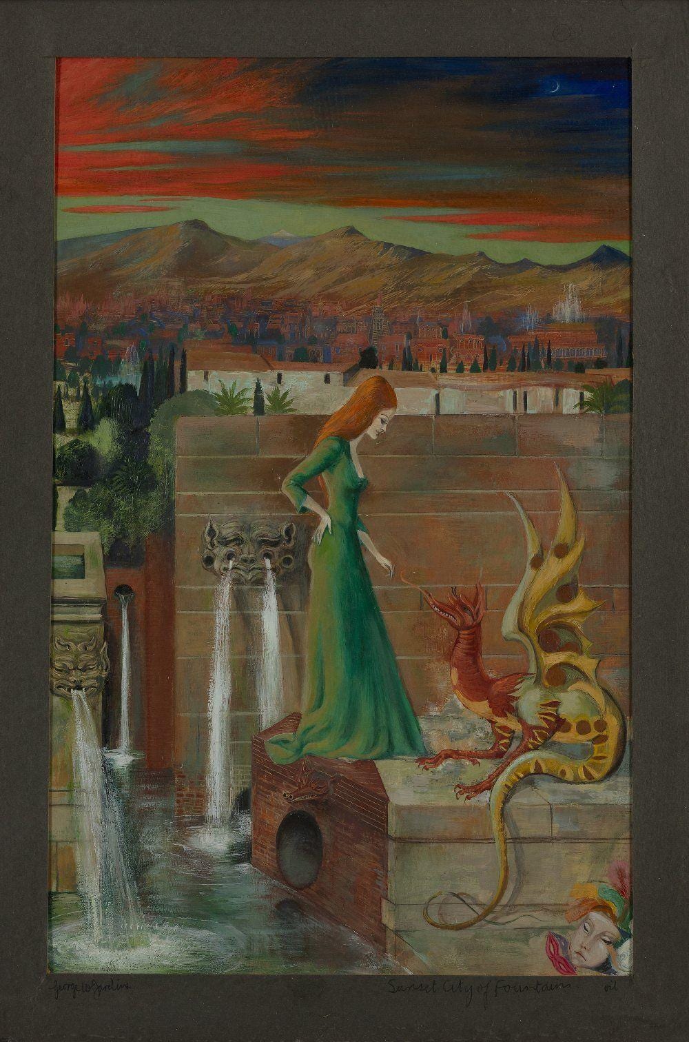 George Jardine comparable auction result: george wallace jardine sunset city of fountains