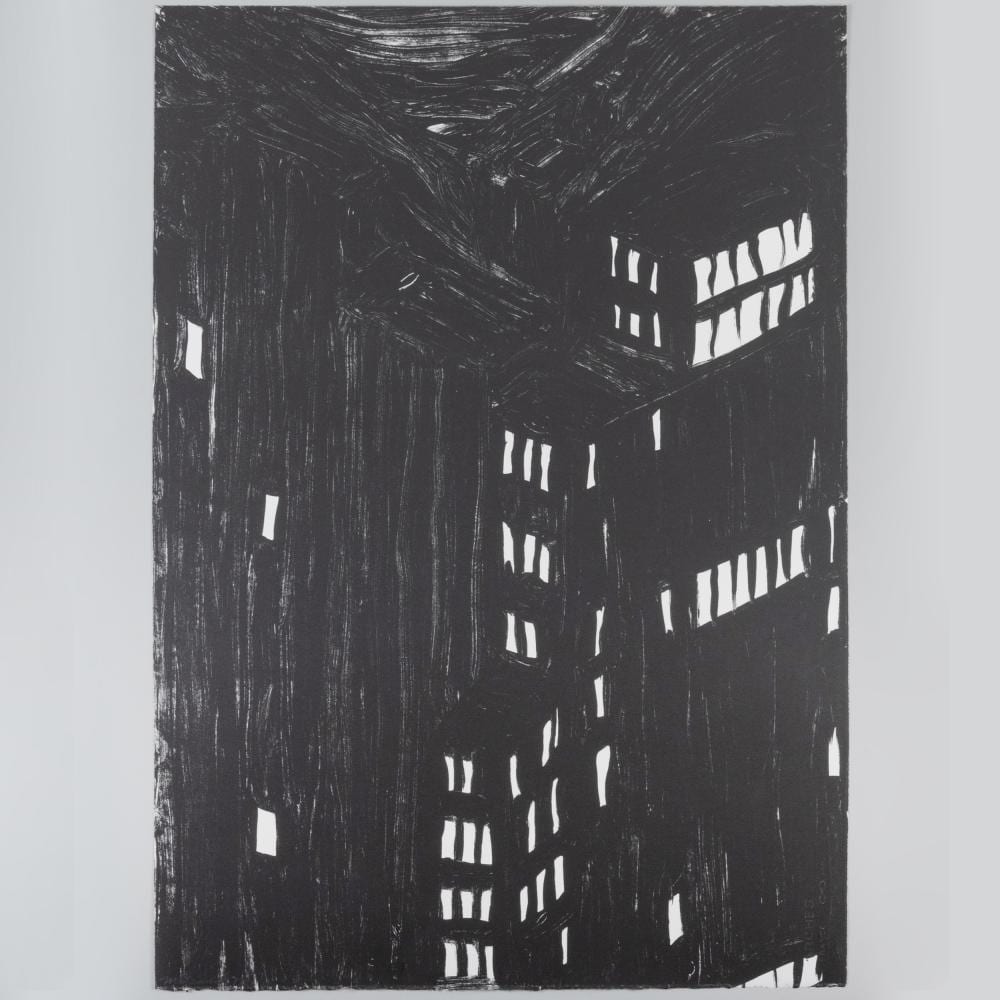 Martha Diamond comparable auction result: martha diamond b 1944 city suite