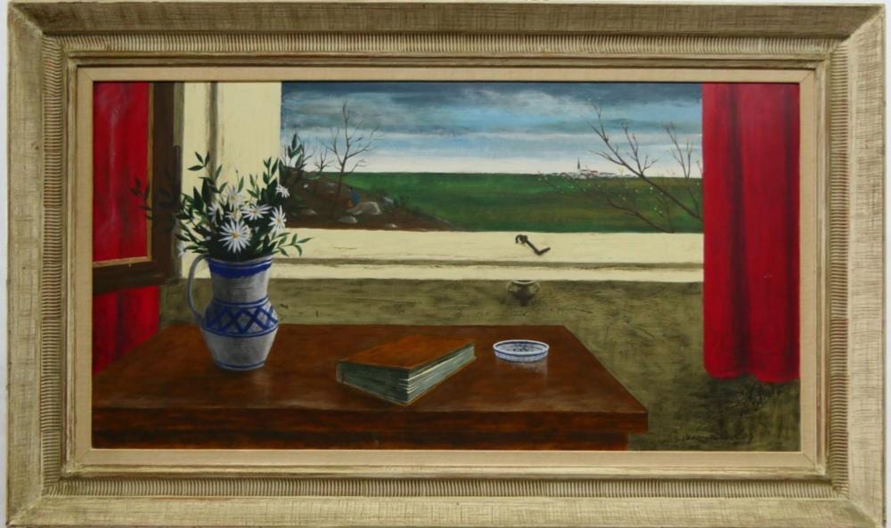 Georges Coulon comparable auction result: georges coulon 1914 1990 the window oil board