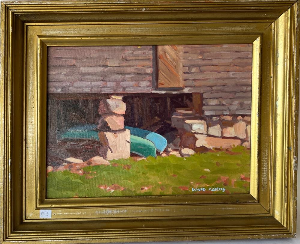 David Curtis comparable auction result: david curtis 1950 2021 oil on canvas day by da
