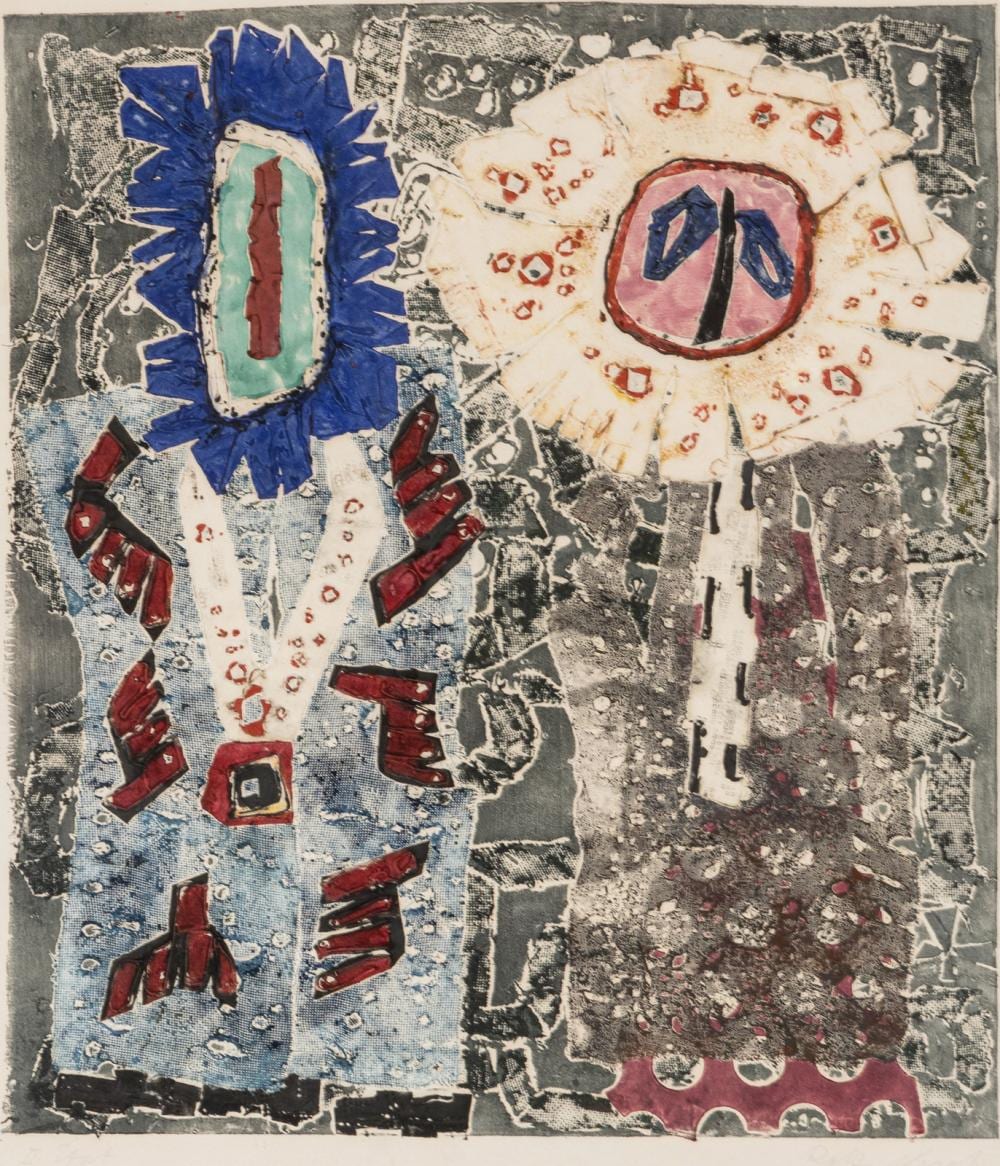 Rolf Nesch comparable auction result: rolf nesch german 1893 1975 untitled
