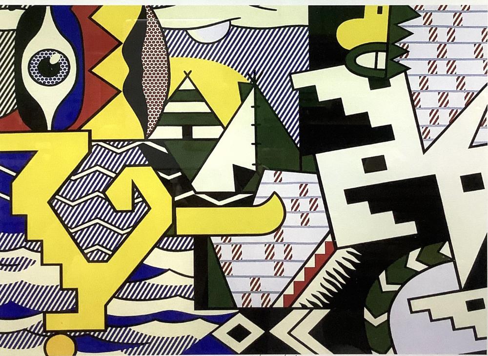 Roy Lichtenstein Limited Edition Print Signed In Plate sold by EJ'S Auction & Appraisal, lot 1259 — auction record photograph
