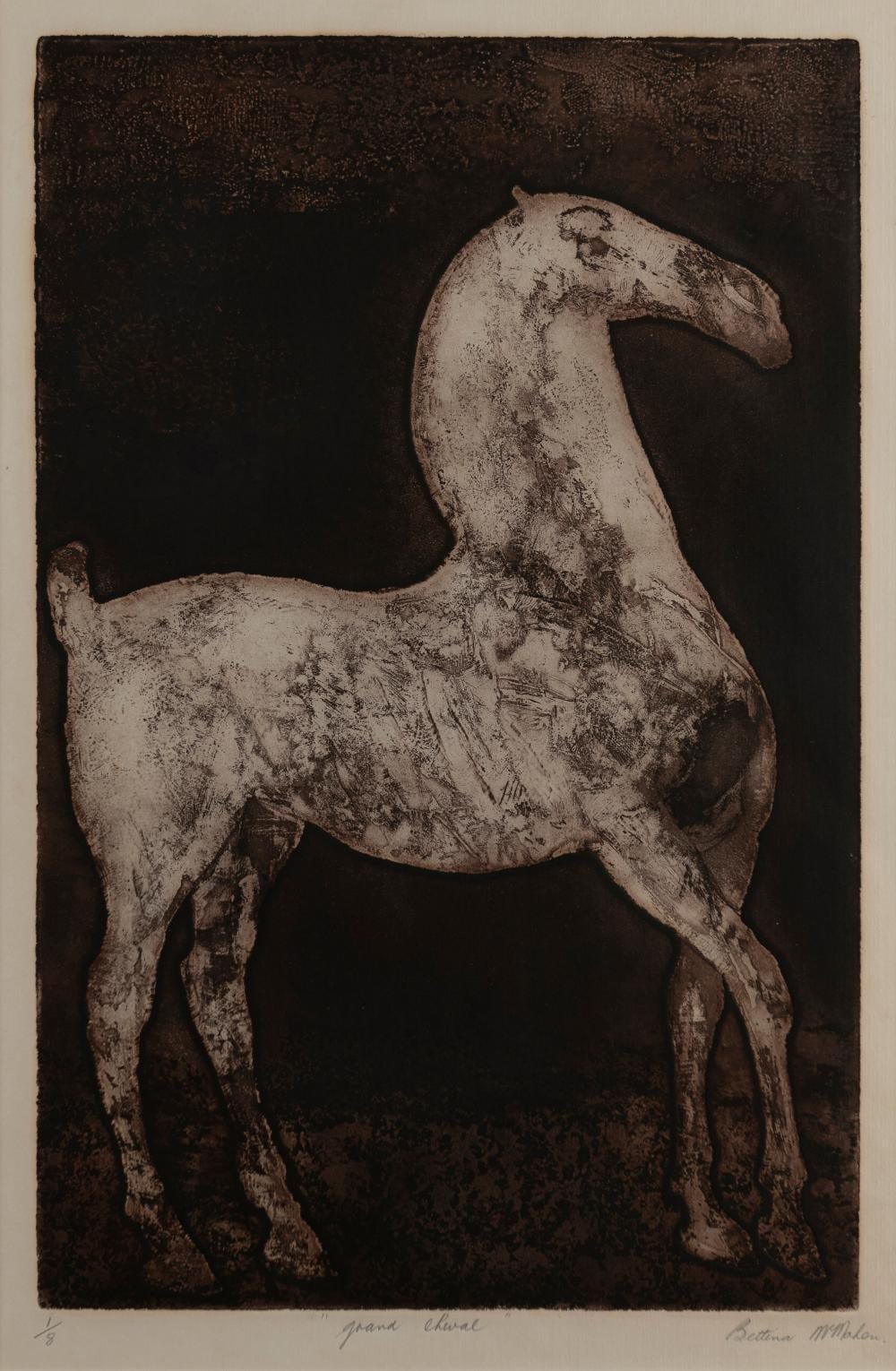 Bettina McMahon comparable auction result: bettina mcmahon born 1930 grand cheval