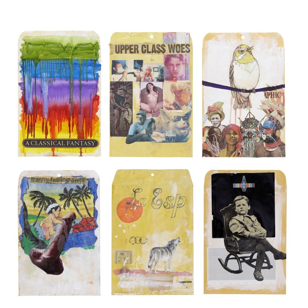 Sage Vaughn comparable auction result: sage vaughn b 1976 group of six works on paper 2008 9