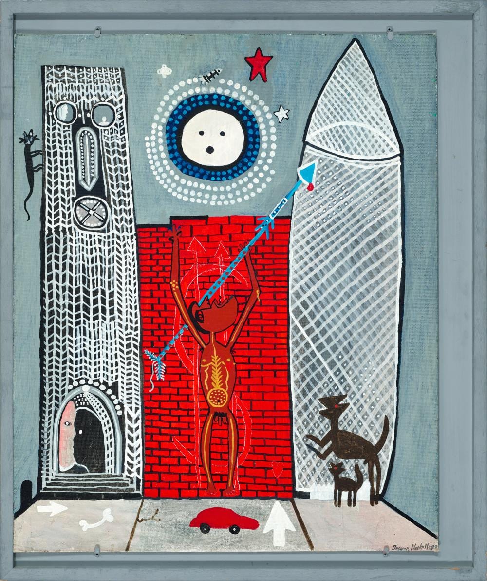 Trevor Nickolls comparable auction result: trevor nickolls the spear 1983
