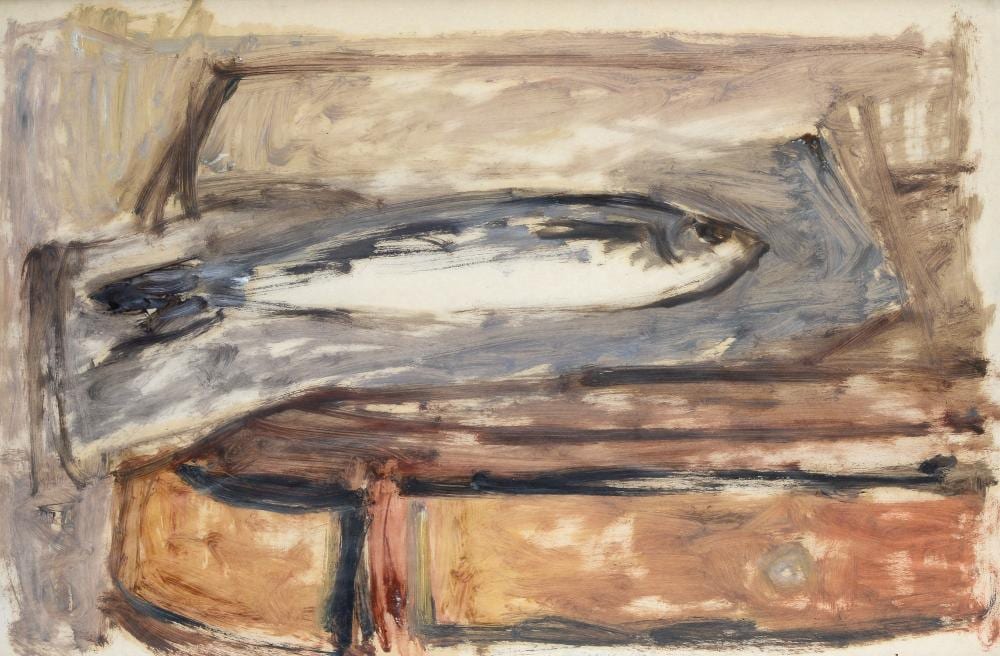 Giovanni (1897) Vagnetti comparable auction result: gianni vagnetti firenze 1898 1956 natura morta con pesce
