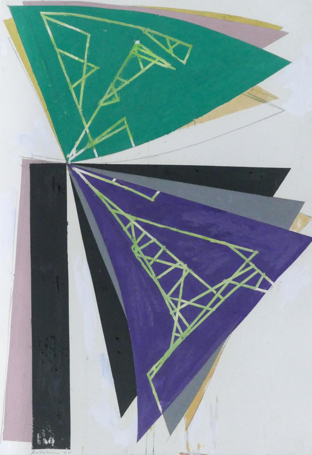 bruce robbins slide xxxiv 1985 mixed media · MBA Seattle Auction LLC · 2023-09-28 Bruce Robbins comparable auction result: bruce robbins slide xxxiv 1985 mixed media