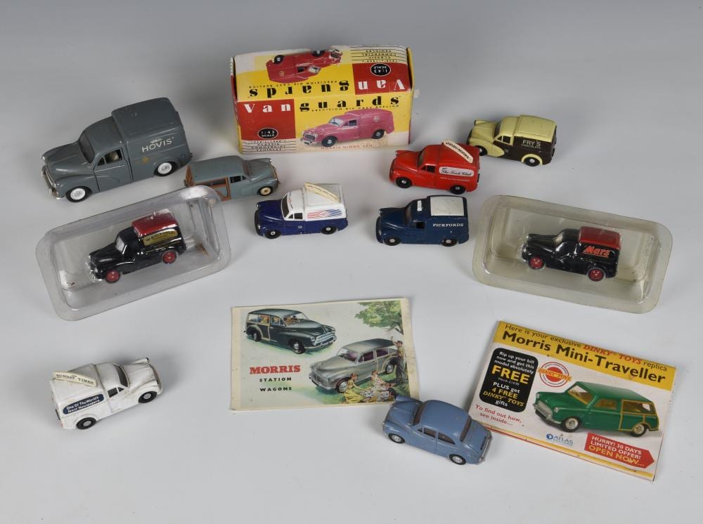A. Morris comparable auction result: a collection of morris die cast cars