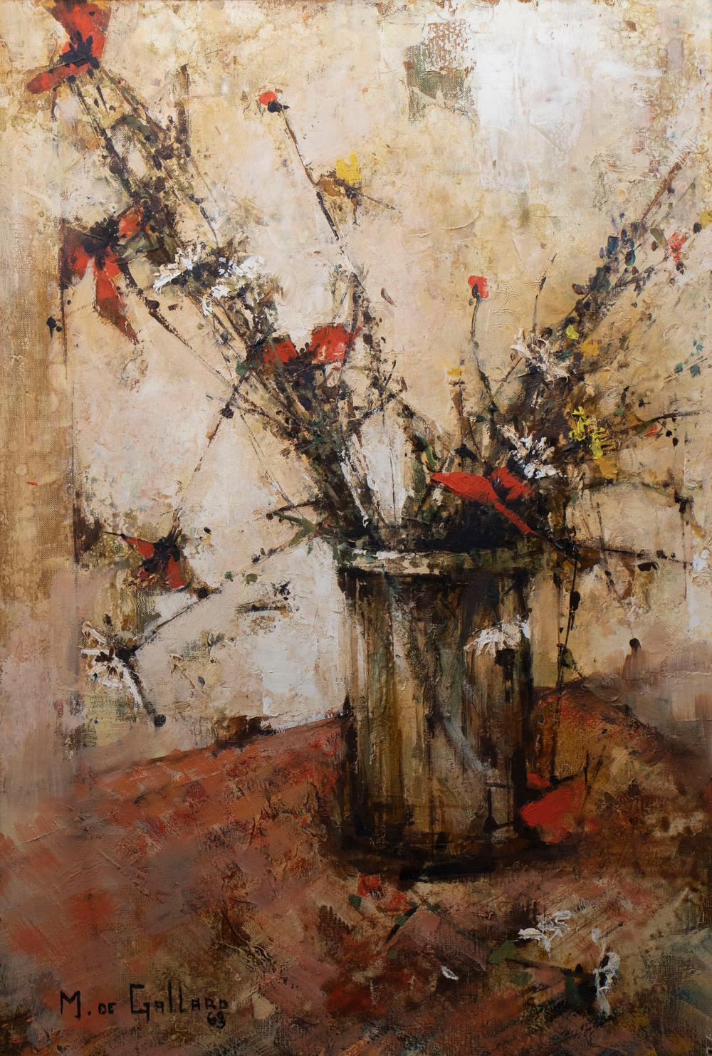 michel de gallard 1921 2007 fleurs de champs feldblumen flowers of the field 1963 · Auktionshaus Schwab · 2023-10-02 Michel de Gallard comparable auction result: michel de gallard 1921 2007 fleurs de champs feldblumen flowers of the field 1963
