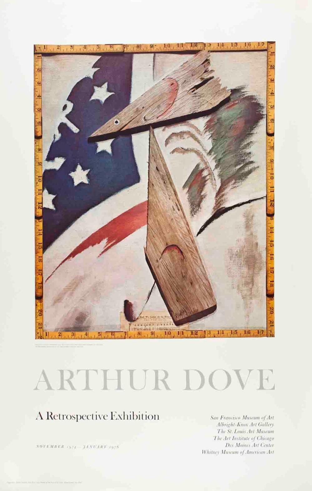 Arthur Garfield Dove comparable auction result: 5 arthur dove 1975 portrait of ralph dusenberry posters