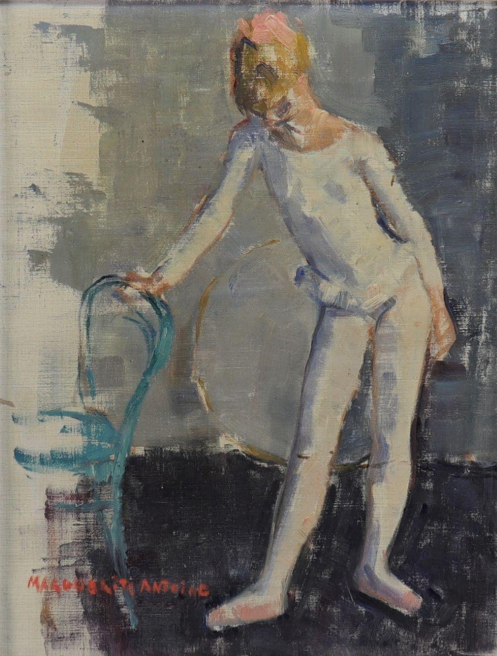 marguerite antoine 1907 1988 oil young dancer · Goldfield Auction · 2023-09-23 Marguerite Antoine comparable auction result: marguerite antoine 1907 1988 oil young dancer