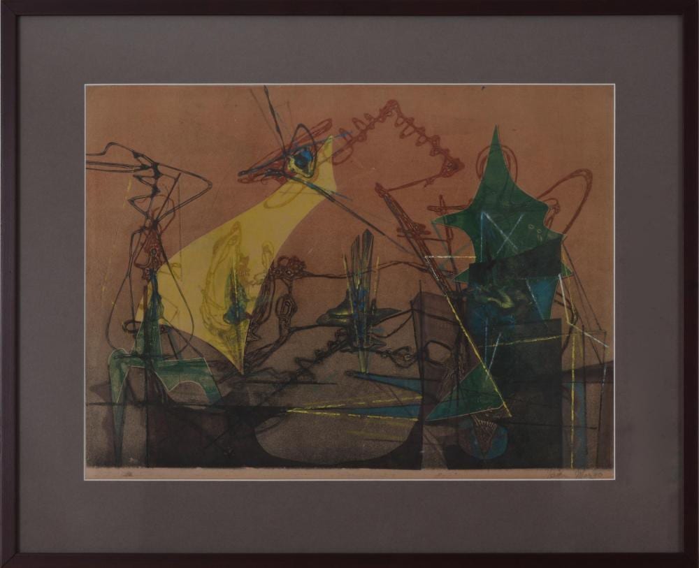 Boris Margo comparable auction result: boris margo 1902 1995 monoprint 50