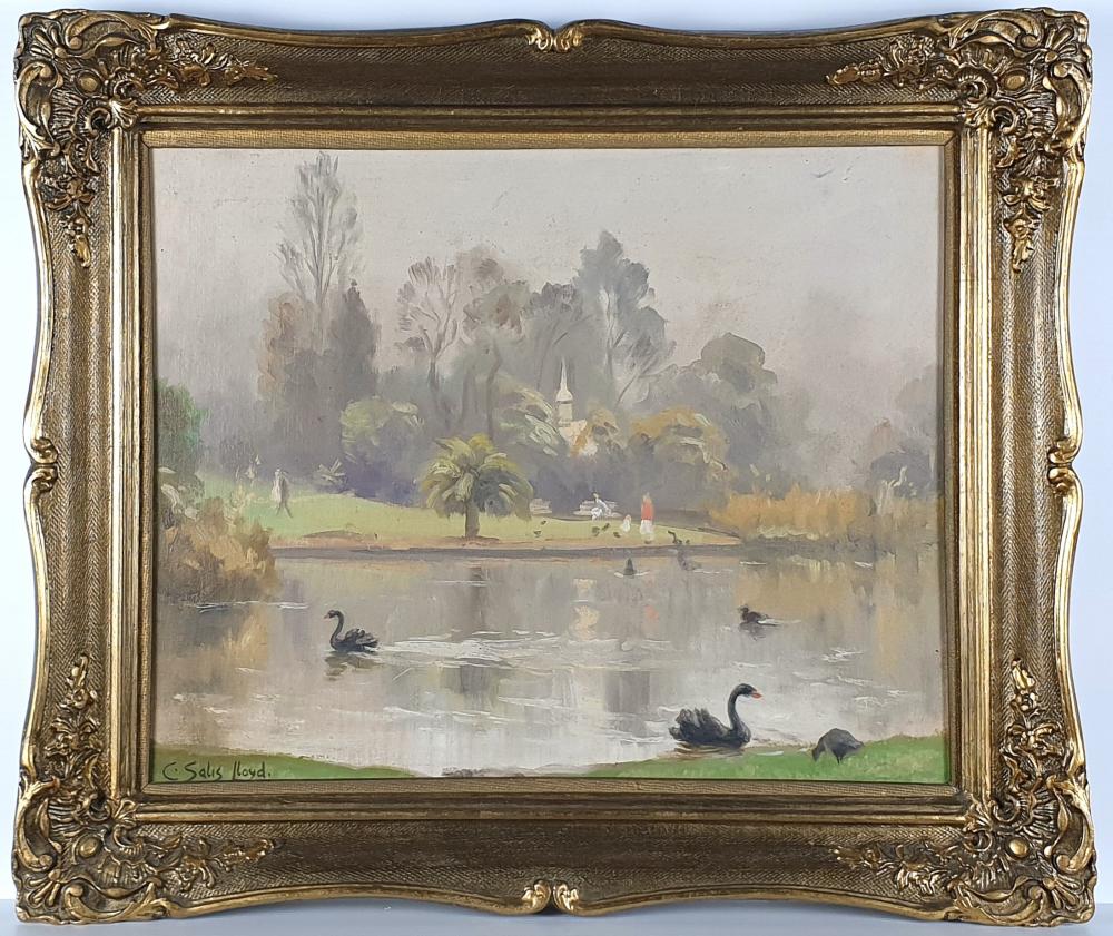 Charles Salis Lloyd comparable auction result: charles salis lloyd 1902 1960 pond in the park