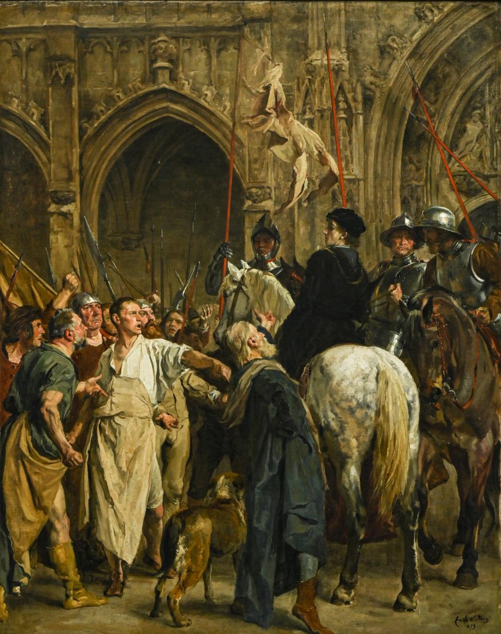 Emile Charles Wauters comparable auction result: emile charles wauters 1846 1933