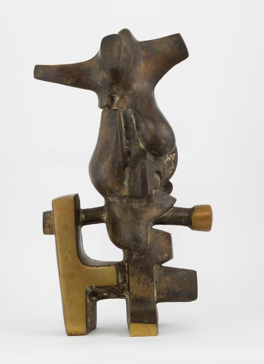 Albert Rouiller comparable auction result: albert rouiller 1938 2000 silhouette moderniste bronze patine fonc e