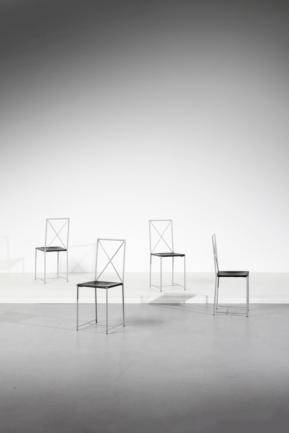 Mario Asnago comparable auction result: mario asnago 1896 1981 claudio vender 1904 1986 four moka chairs for flexform