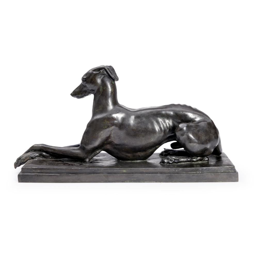 Katharine Ward Lane Weems comparable auction result: katharine ward lane weems american 1899 1989 whippet 15 x 29 1 2 x 8 1 2 in