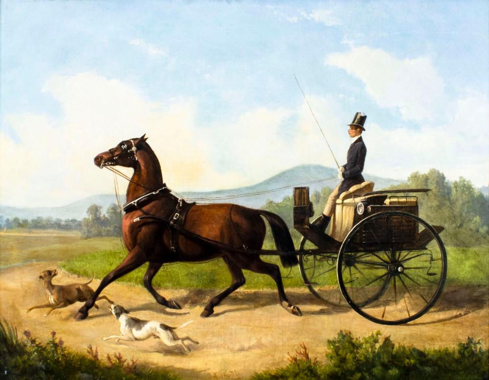 Johann Prestel (German,1801-1885) oil painting antique sold by Broward Auction Gallery LLC, lot 114 — auction record photograph