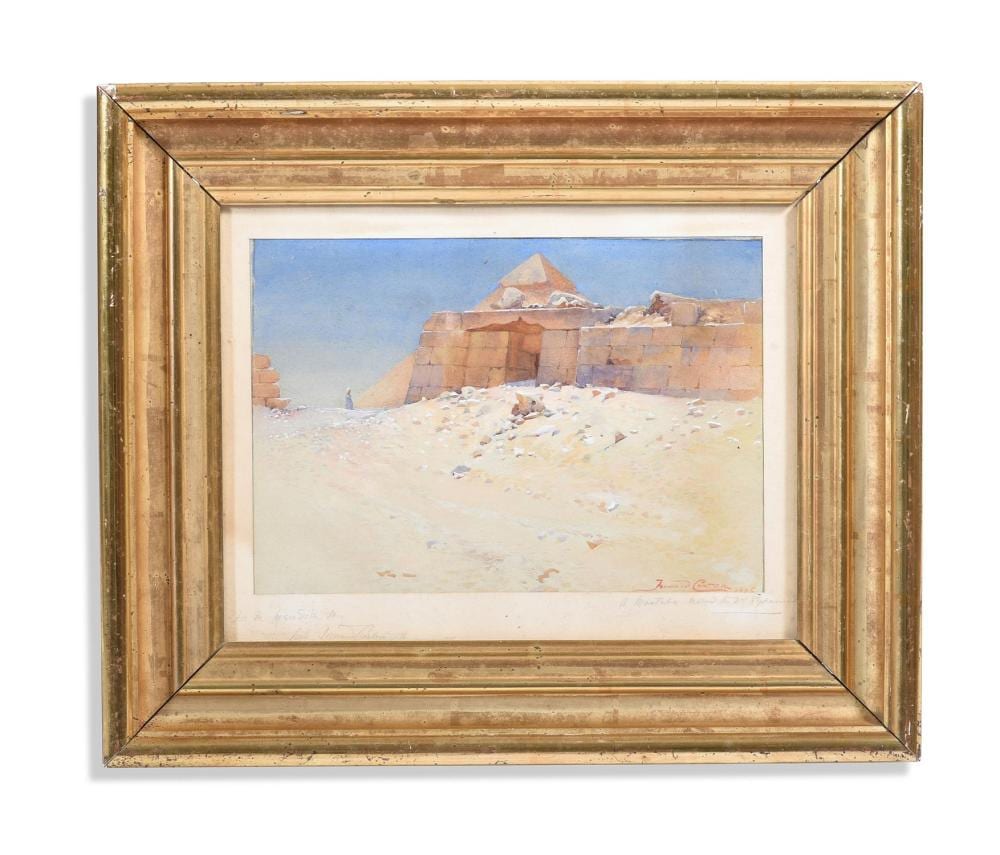 Howard Carter comparable auction result: howard carter 1873 1939 a mustaba behind the pyramid of khufu giza