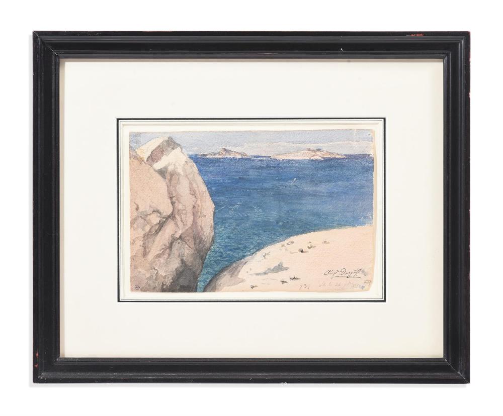 Alexandre Desgoffe comparable auction result: alexandre desgoffe french 1805 1882 coastal landscape at marseilles