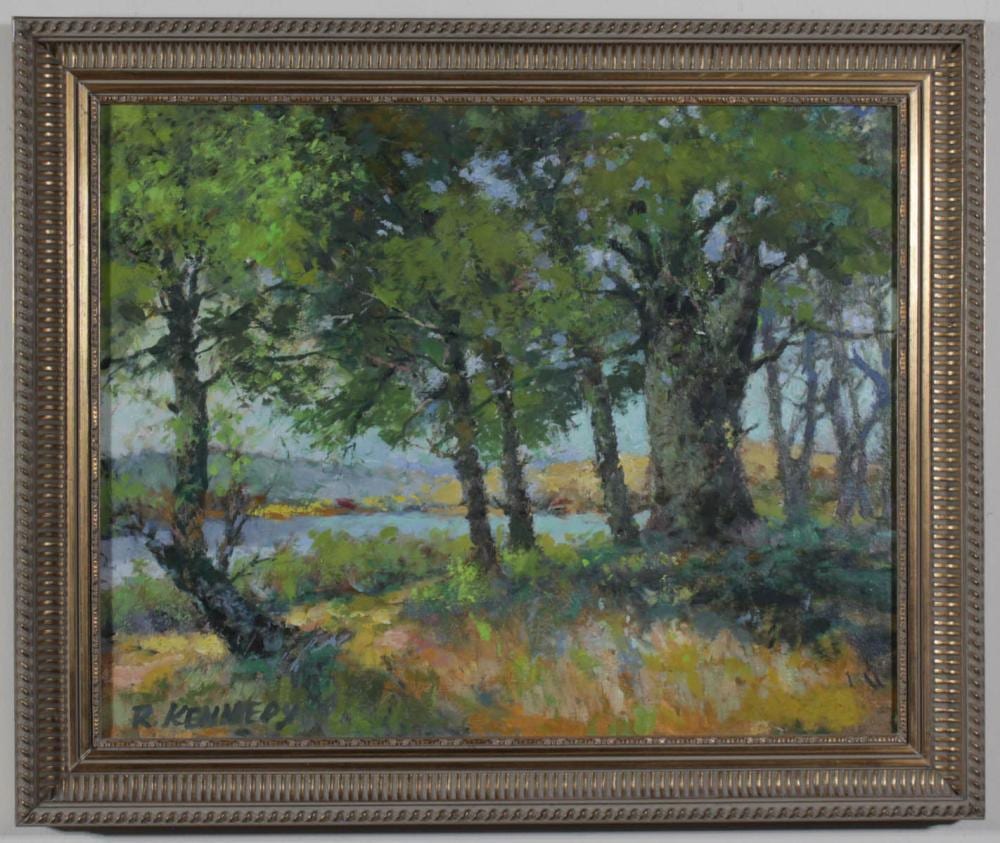 robert kennedy oil on canvas · O'Gallerie · 2023-09-19 Robert Kennedy comparable auction result: robert kennedy oil on canvas