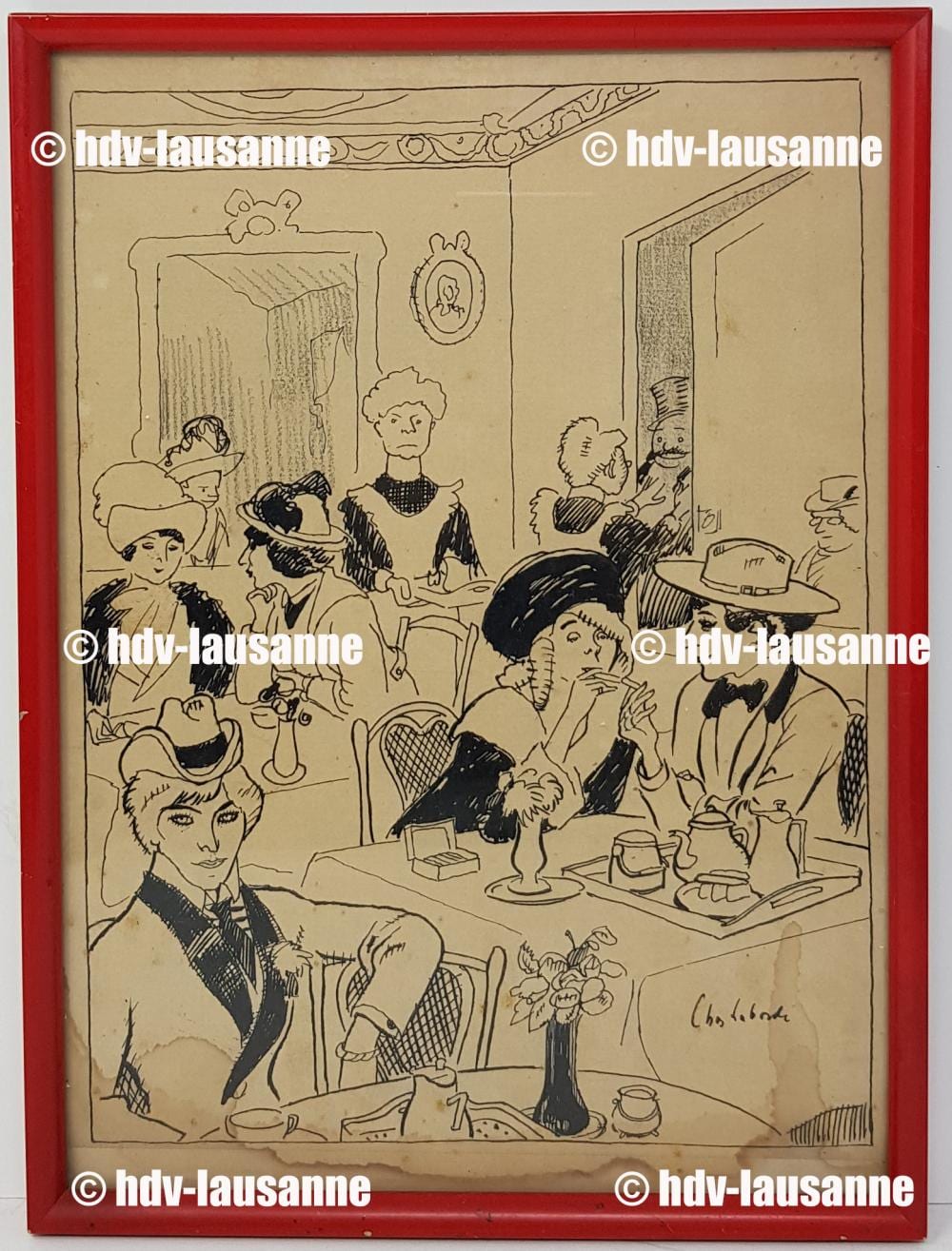 Charles Laborde comparable auction result: chas laborde 1886 1941 forbidden to men