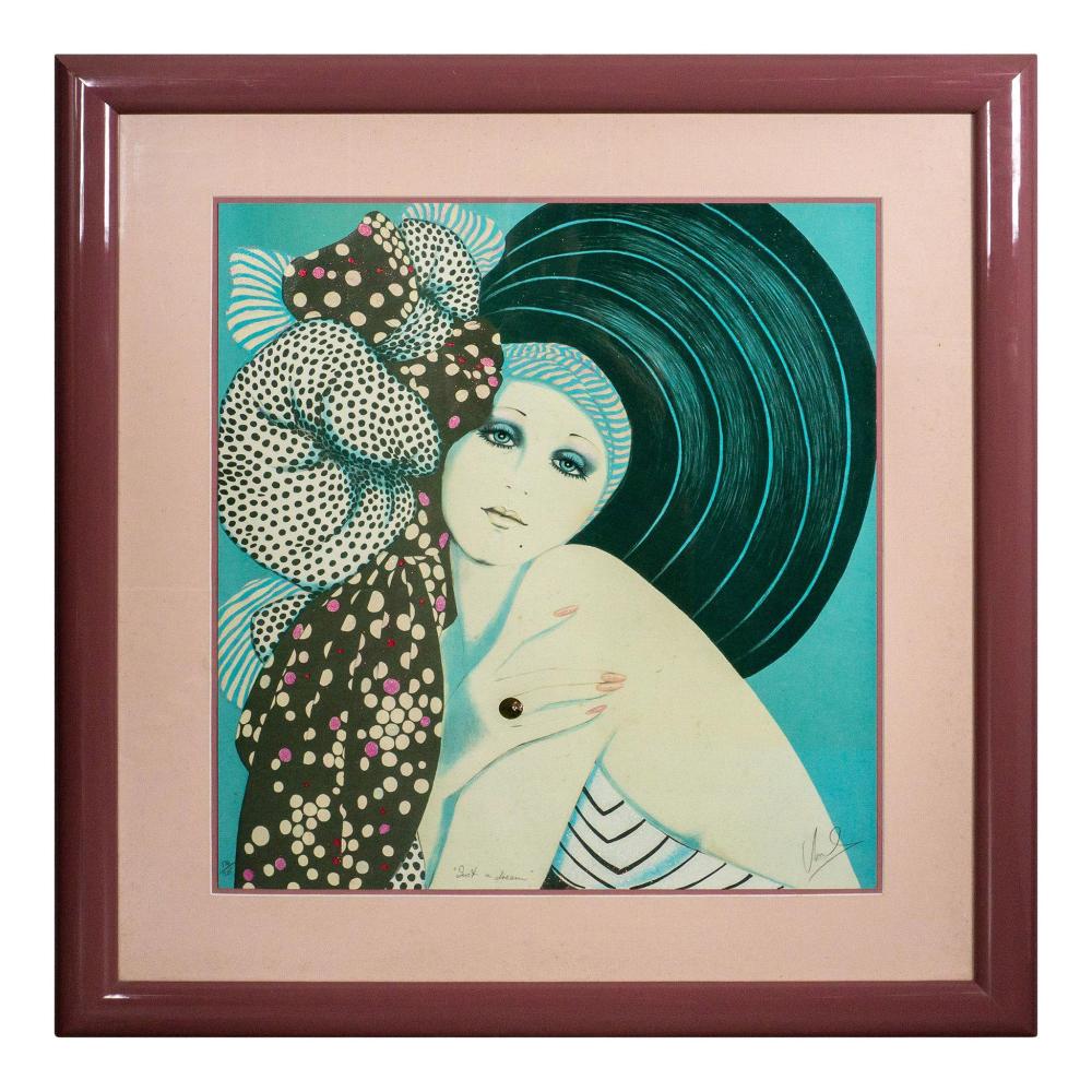 Mary Vickers comparable auction result: mary vickers british b 1940 signed lithograph
