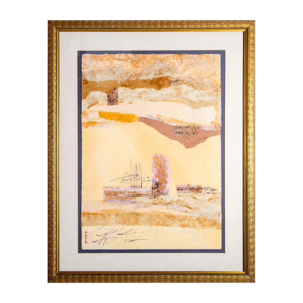 Annabel Hewitt comparable auction result: annabel hewitt british b 1956 original mixed media collage