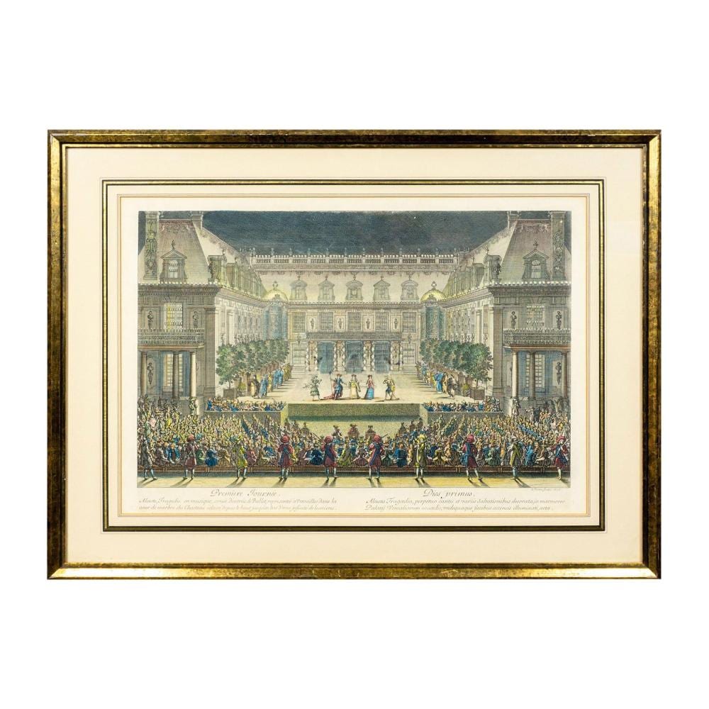 Jean le Pautre comparable auction result: jean le pautre french 1618 1682 print premiere journee