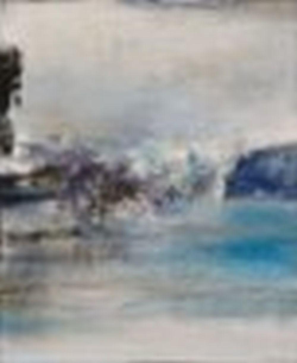 Zao Wou-Ki (ZHAO WUJI, 1920-2013) 1.10.81 oil on canvas 73 x 60 cm. (28 3/4 comparable sale