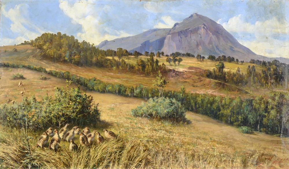 Domenico Giacinti comparable auction result: oil painting by domenico giacinti