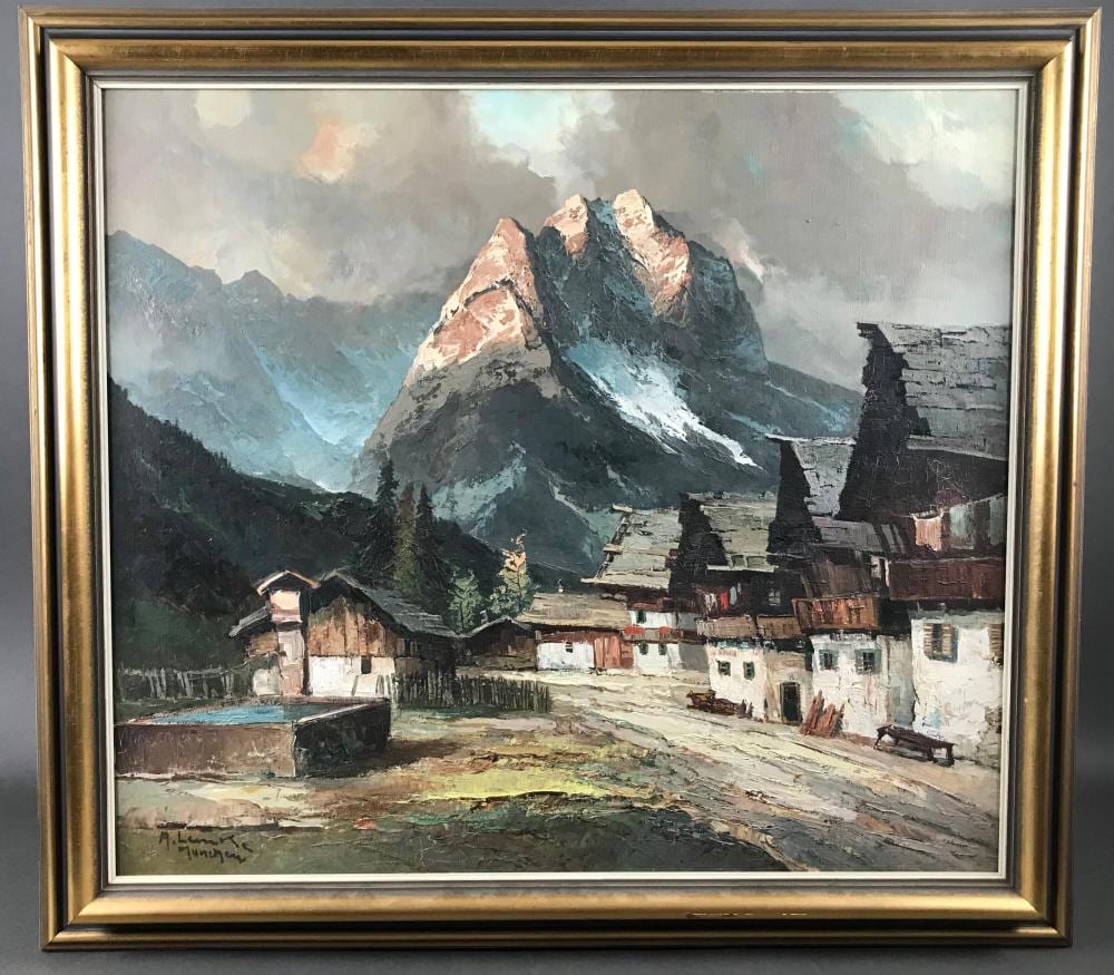 Arno Lemke comparable auction result: arno lemke fr hlingsstra e sommer 20th c o c
