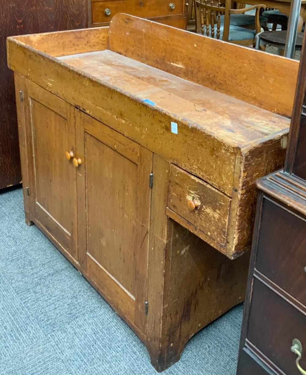 Primitive Dry Sink. sold by Direct Auction Galleries, Inc., lot 696 — auction record photograph
