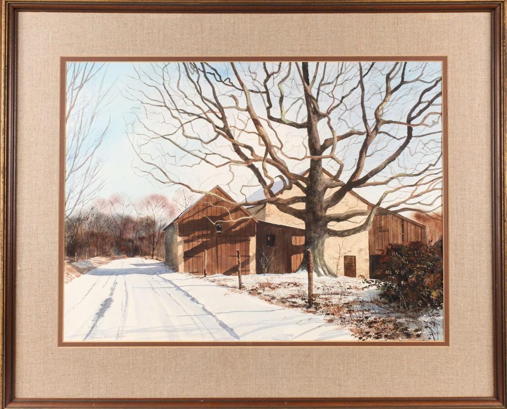 Mildred Sands Kratz comparable auction result: mildred sands kratz american 1923 2013 snow oak