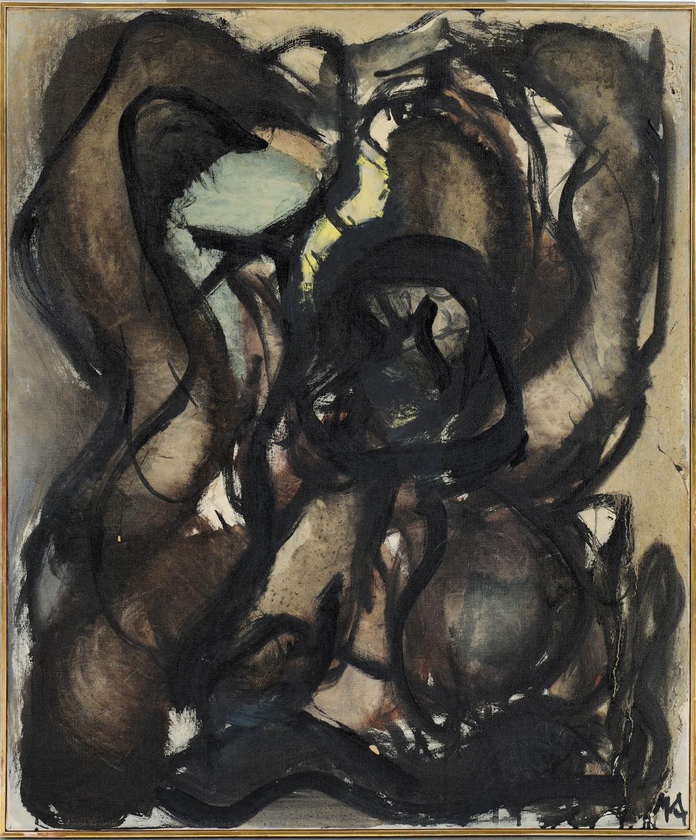 Mogens (1916) Andersen comparable auction result: mogens andersen 1916 2003 abstrakt komposition olie p l rred