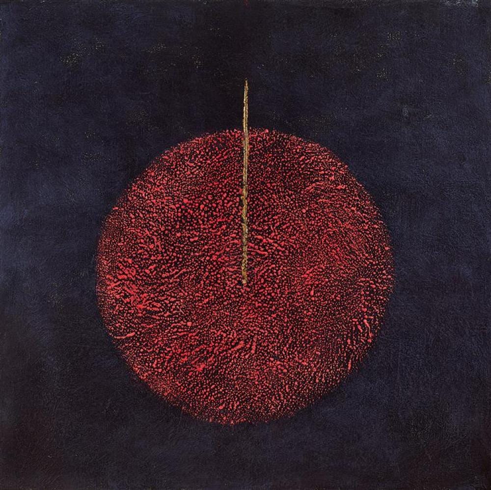 Helen Comerford comparable auction result: helen comerford b 1945 untitled indigo series 2019