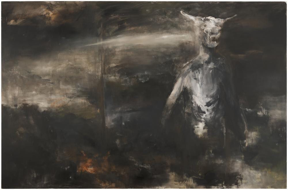 Christa Naher comparable auction result: minotaurus