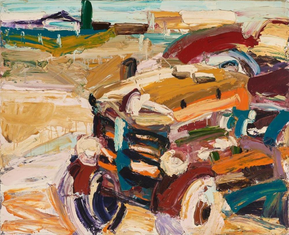 Craig Waddell comparable auction result: craig waddell 1973 the sandyground 2004 oil on canvas 111 x 135 x 4 cm ready to hang signed dated and titled verso