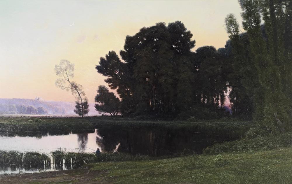 William Didier-Pouget comparable auction result: william didier pouget french 1864 1959 soleil levant vall e de la dordogne