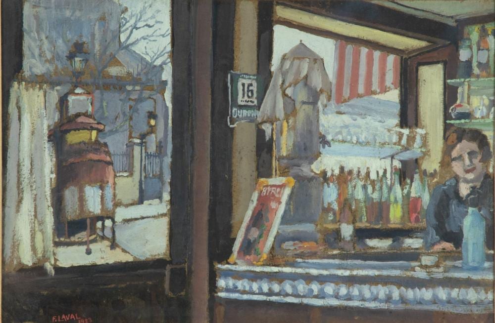 Fernand A. Laval comparable auction result: fernand laval 1886 1966 achter de toog