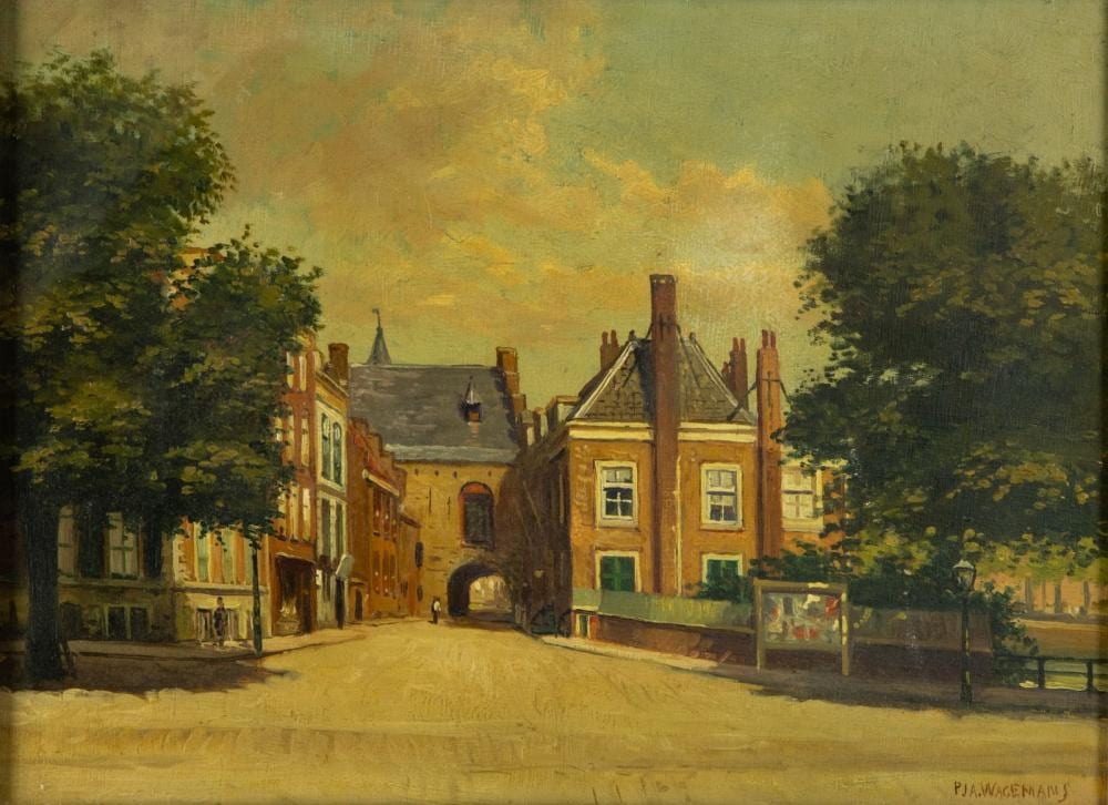 Pieter Johannes Alexander Wagemans comparable auction result: pieter johannes alexander wagemans 1879 1955 de gevangenpoort te den haag
