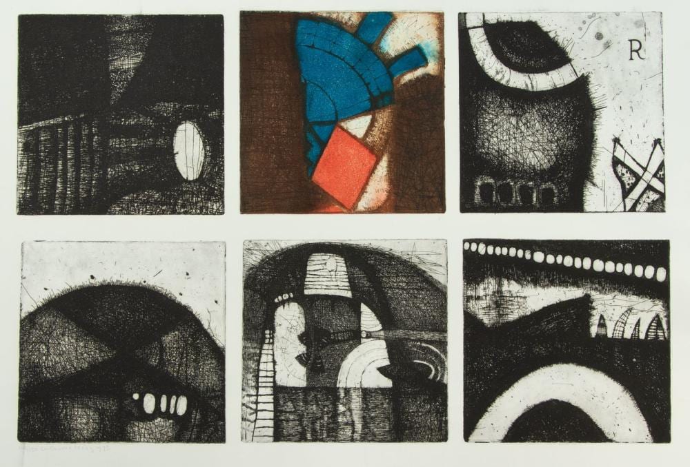 Guillaume Le Roy comparable auction result: guillaume le roy 1938 2008 zes abstracte voorstellingen